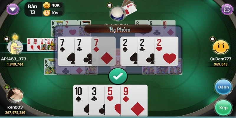 Thuật ngữ game phỏm chi tiết Thuật ngữ game phỏm chi tiết